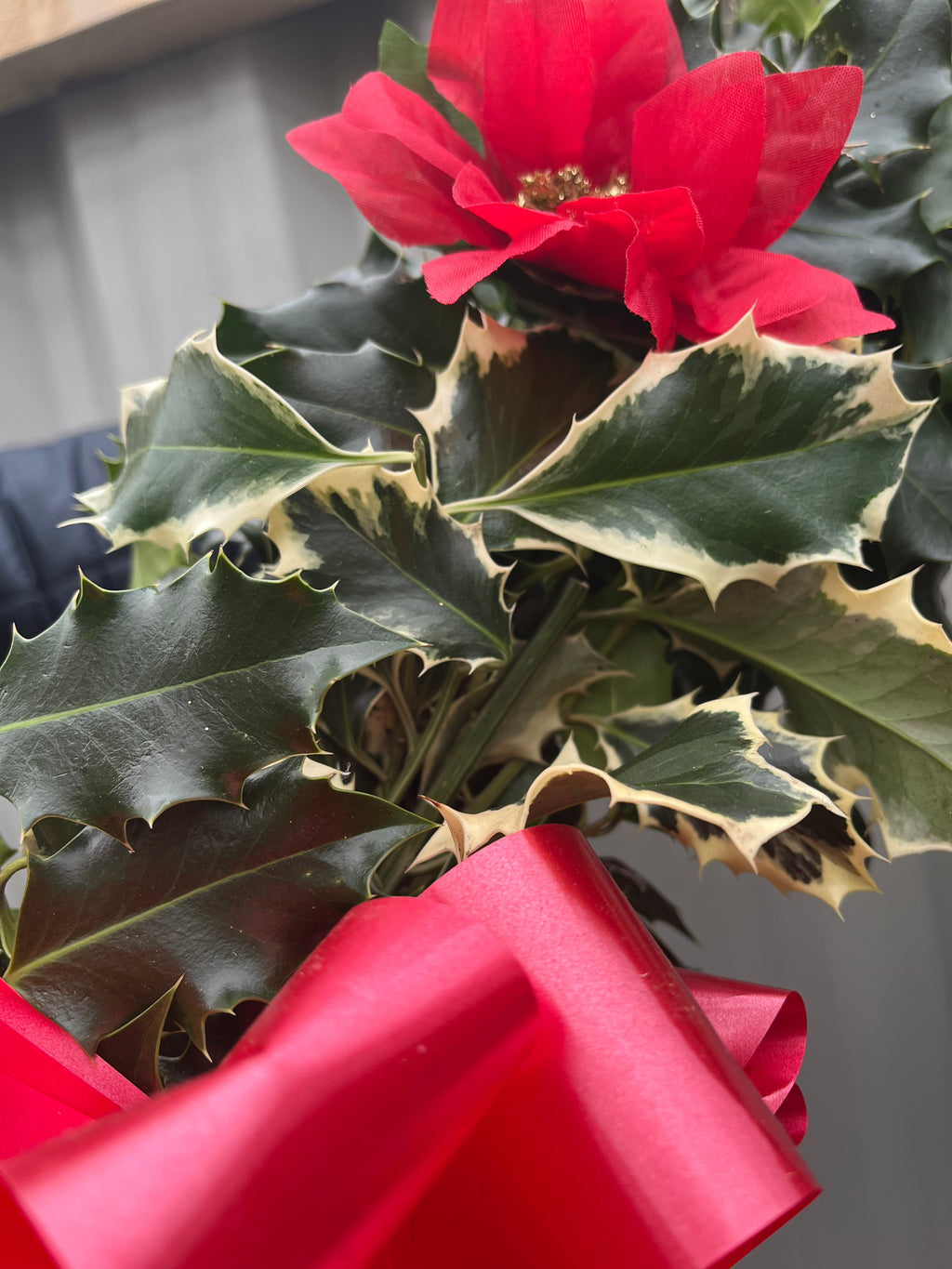 Real Holly Wreath | Hand Made Wreath (45cm)