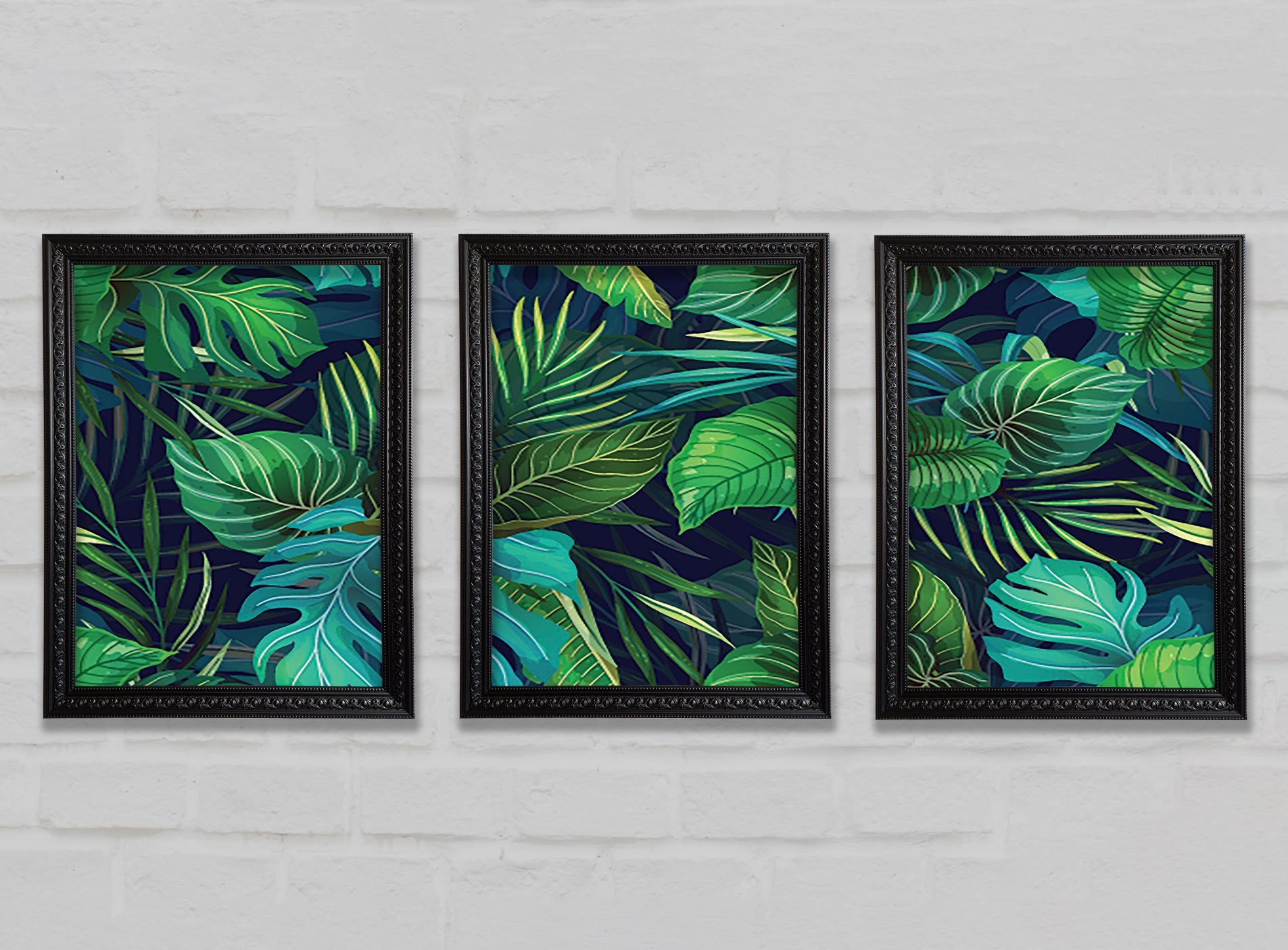 The Jungle Foliage Gallery Wall Art