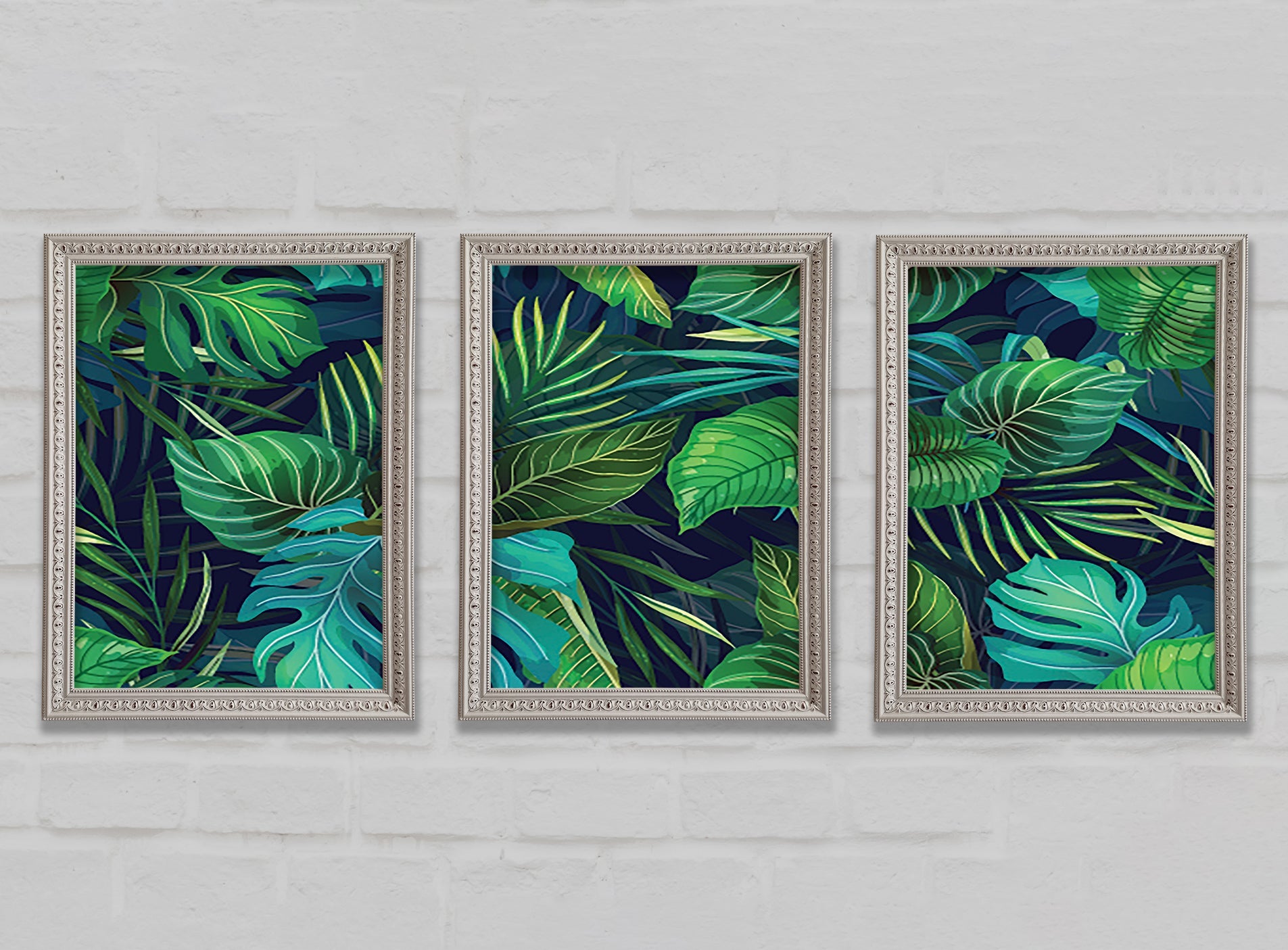 The Jungle Foliage Gallery Wall Art