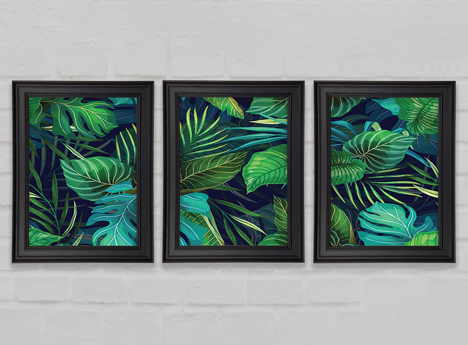 The Jungle Foliage Gallery Wall Art