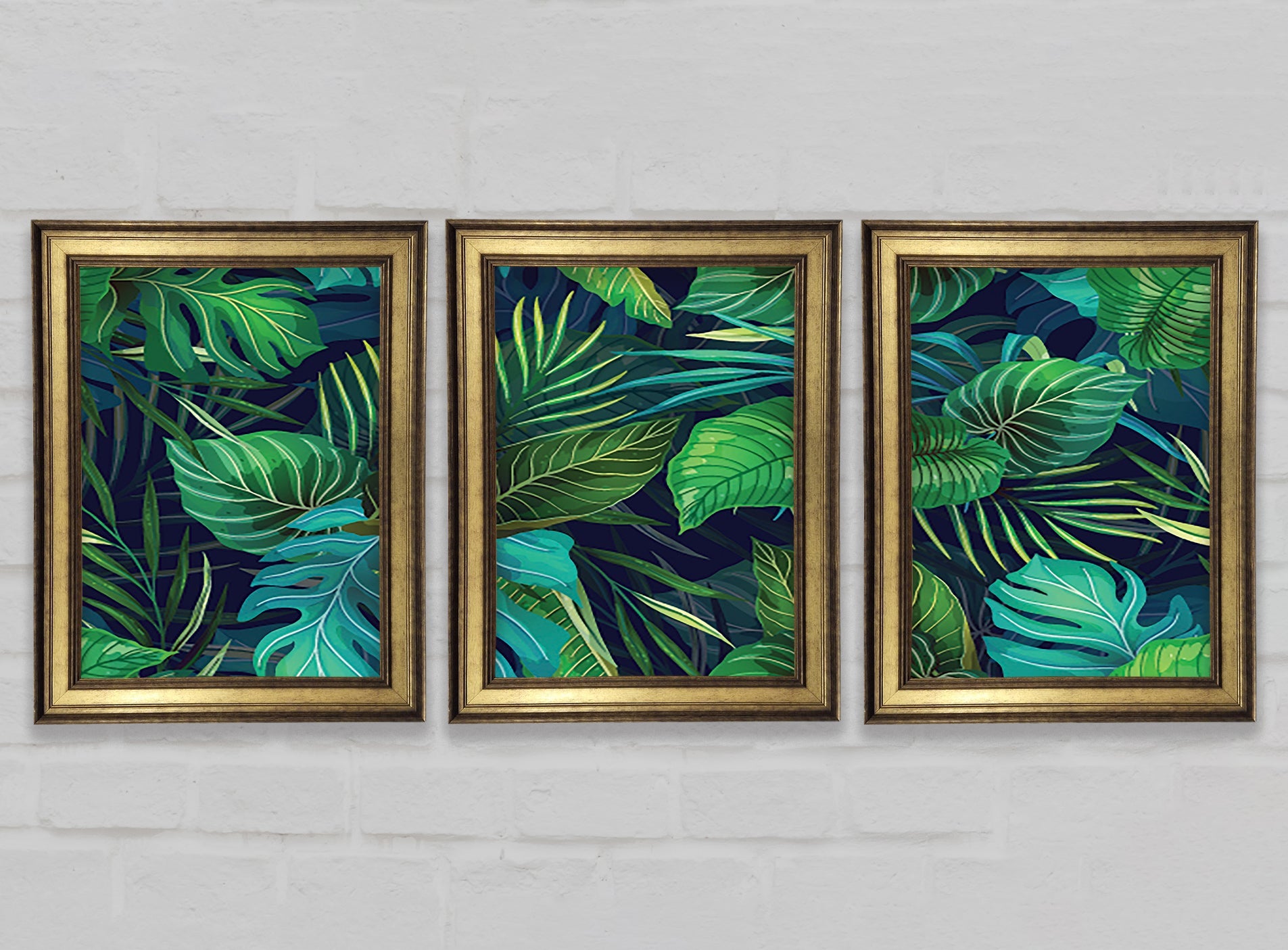 The Jungle Foliage Gallery Wall Art
