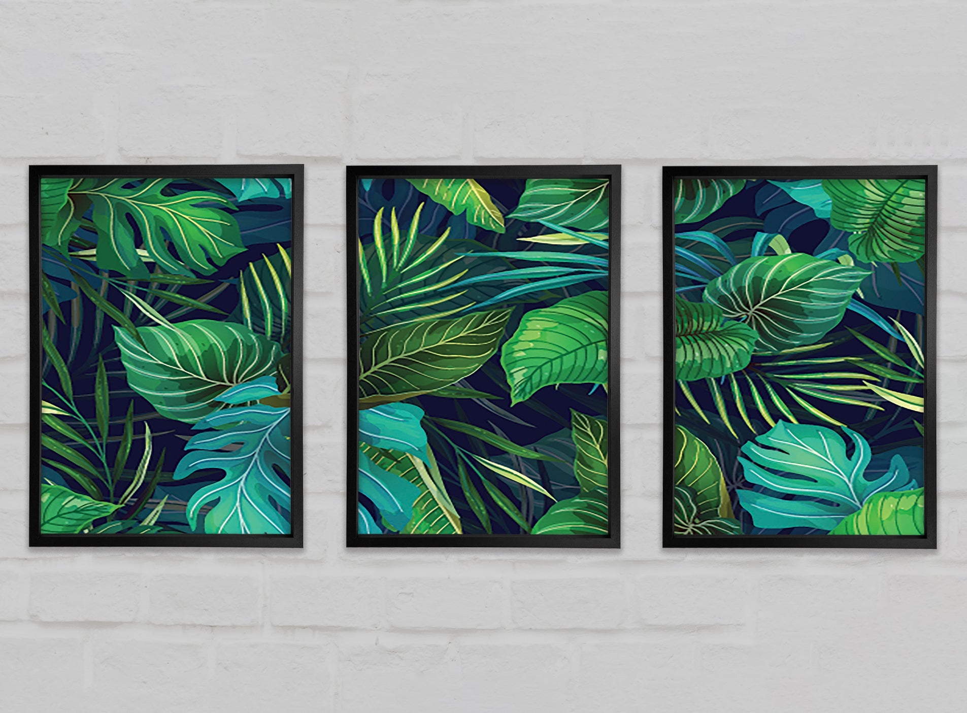 The Jungle Foliage Gallery Wall Art