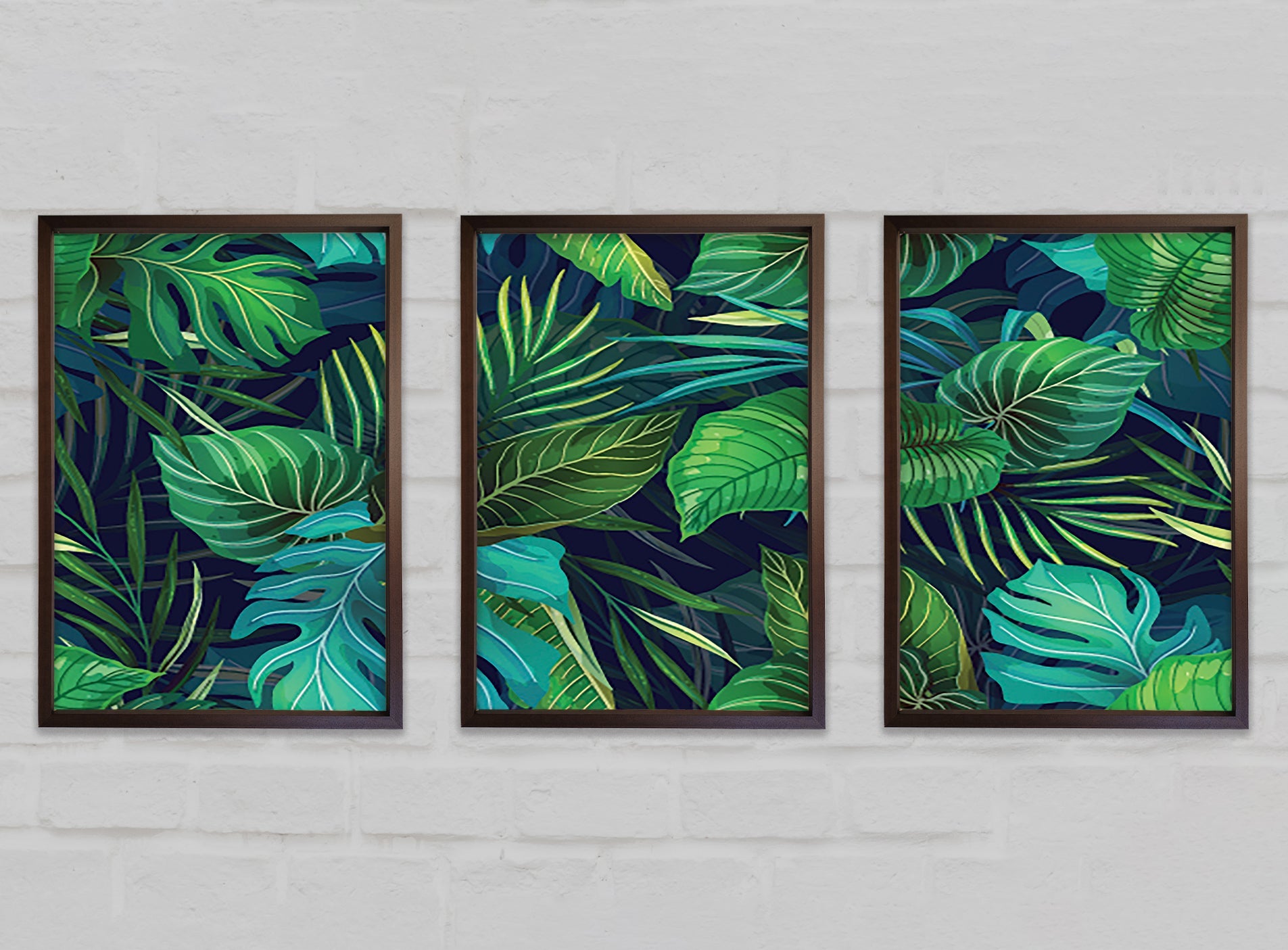 The Jungle Foliage Gallery Wall Art