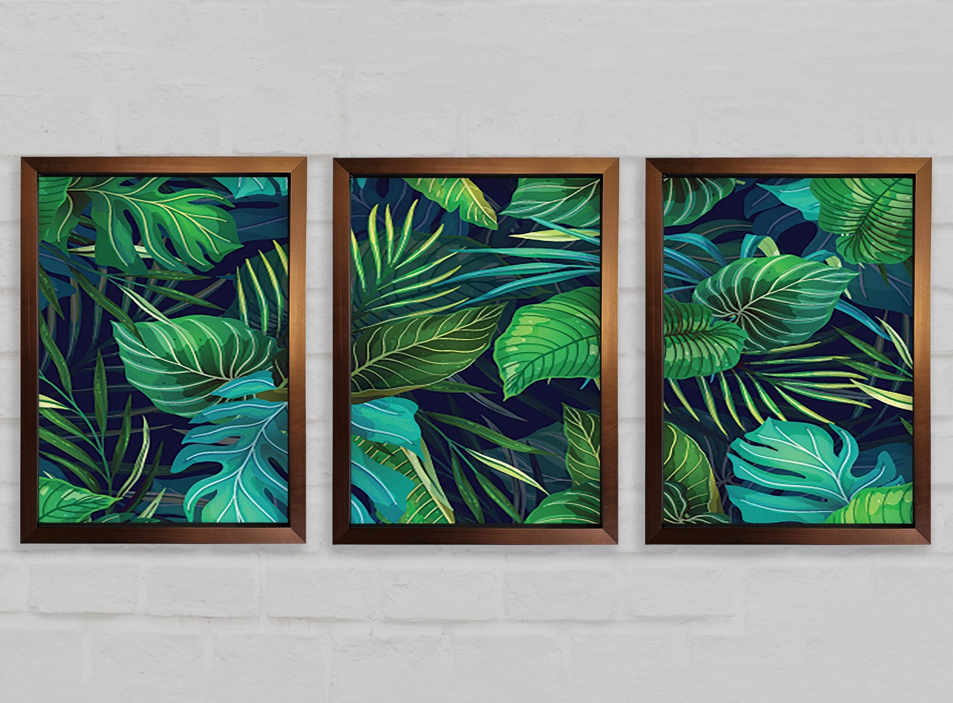 The Jungle Foliage Gallery Wall Art