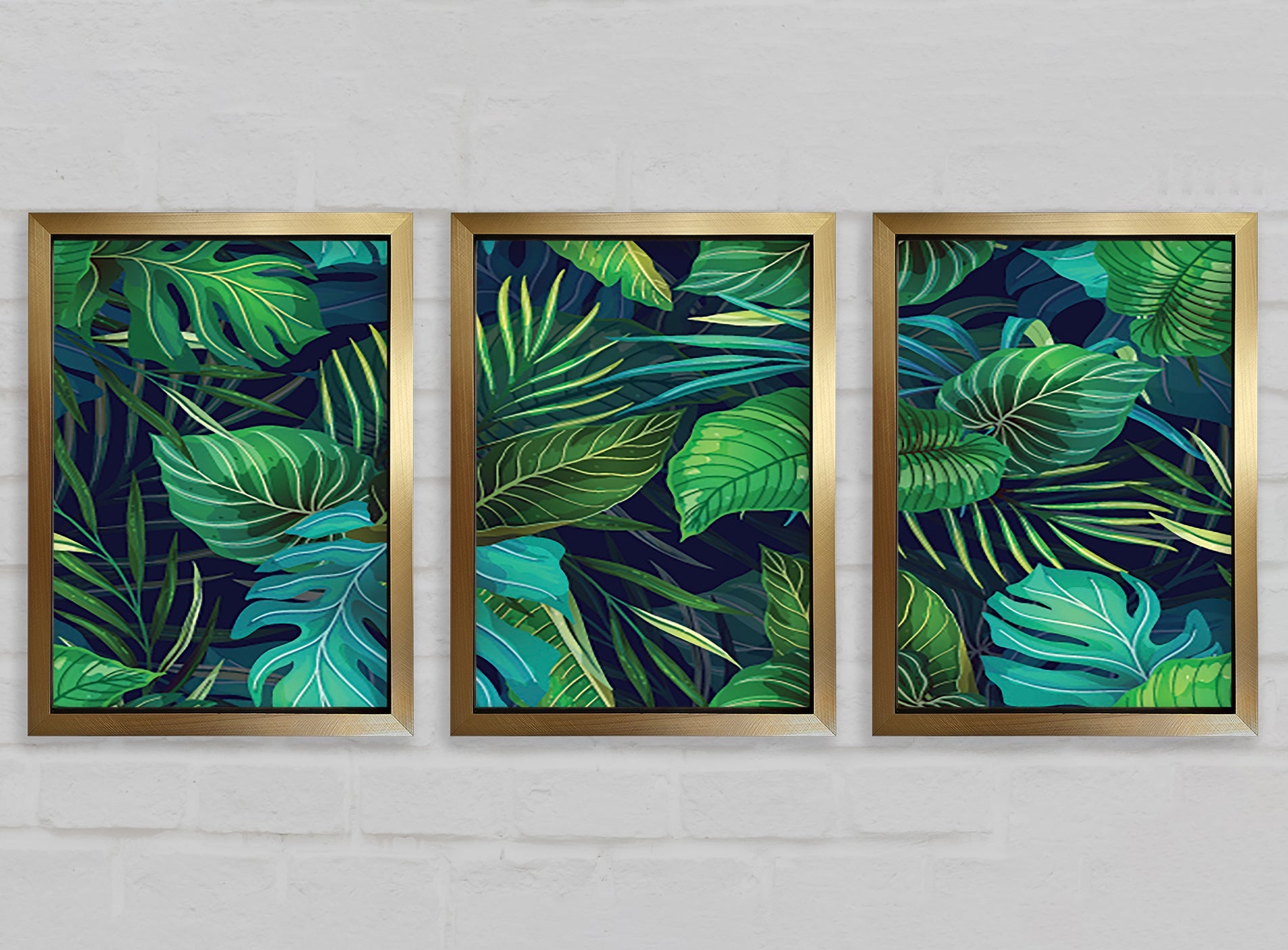 The Jungle Foliage Gallery Wall Art