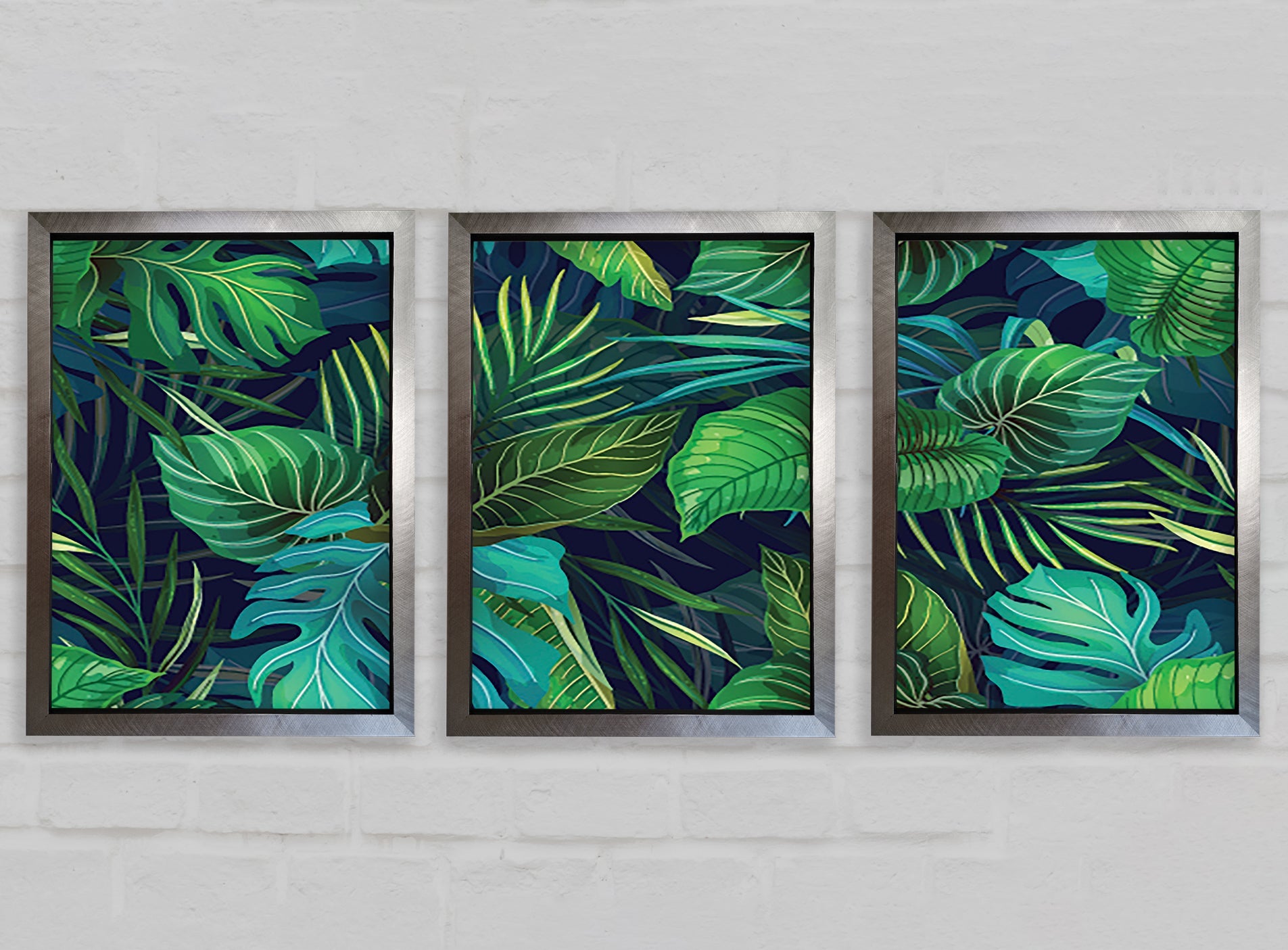 The Jungle Foliage Gallery Wall Art
