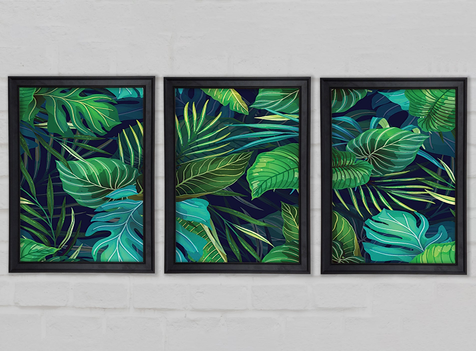 The Jungle Foliage Gallery Wall Art