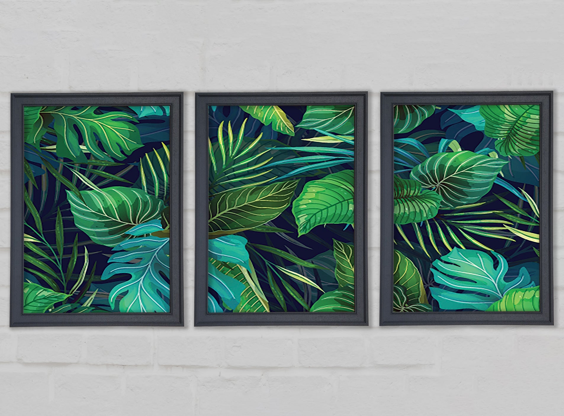 The Jungle Foliage Gallery Wall Art