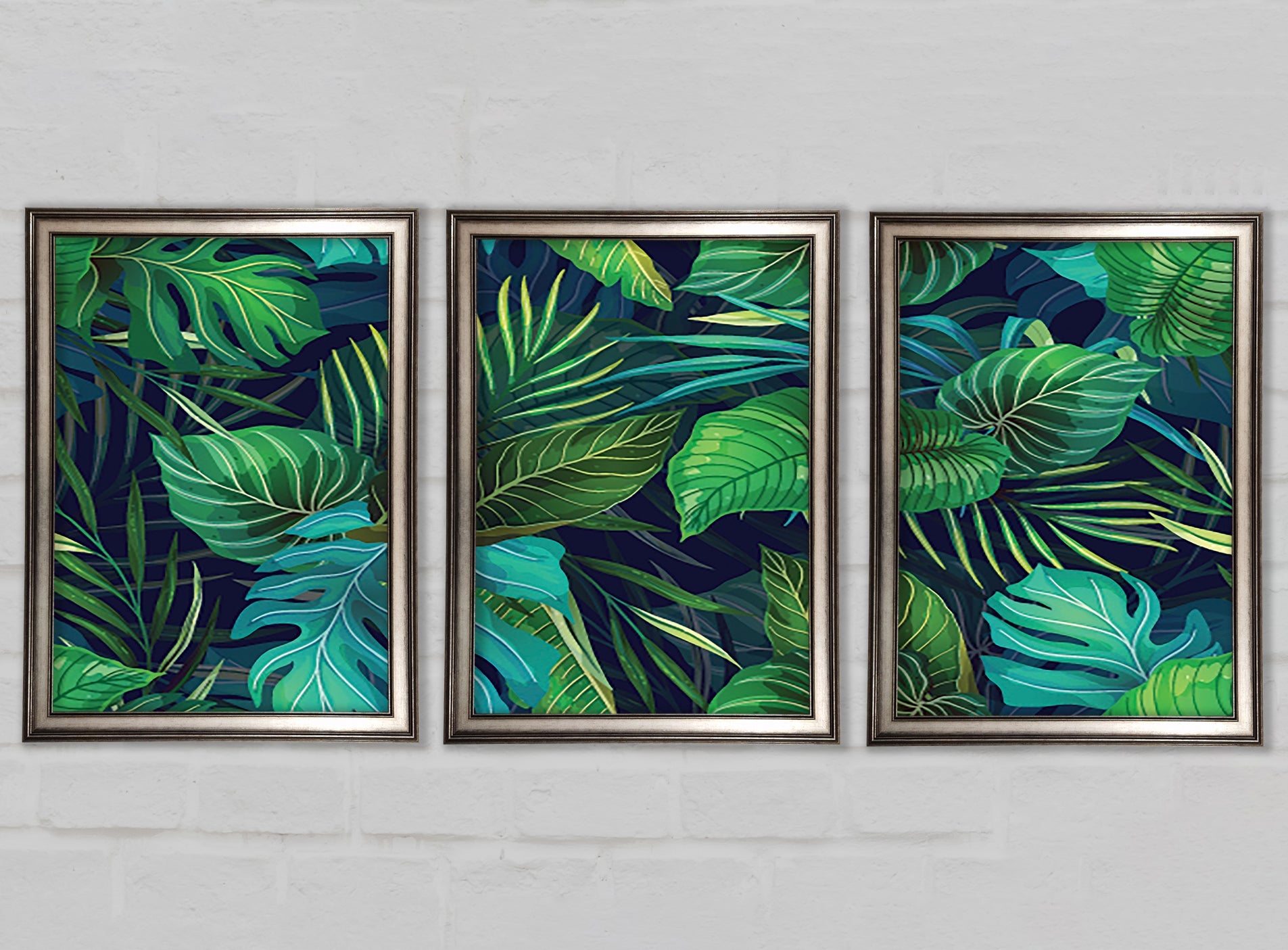 The Jungle Foliage Gallery Wall Art