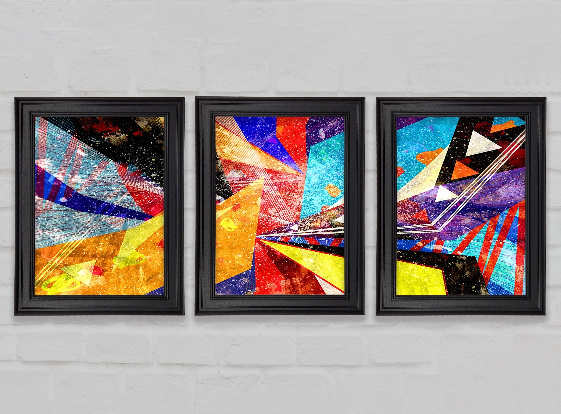 Triangle of Life Pattern Gallery Wall Art