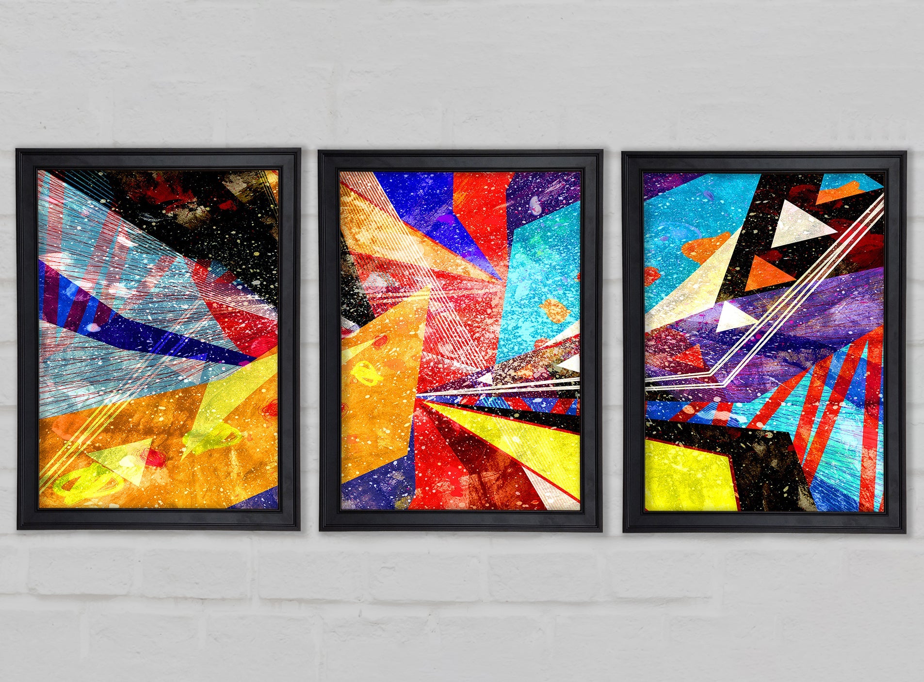 Triangle of Life Pattern Gallery Wall Art