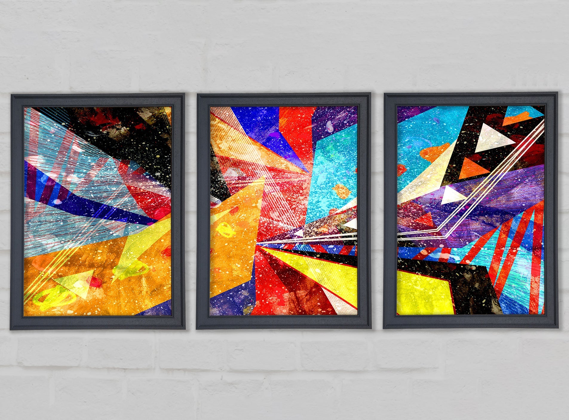 Triangle of Life Pattern Gallery Wall Art