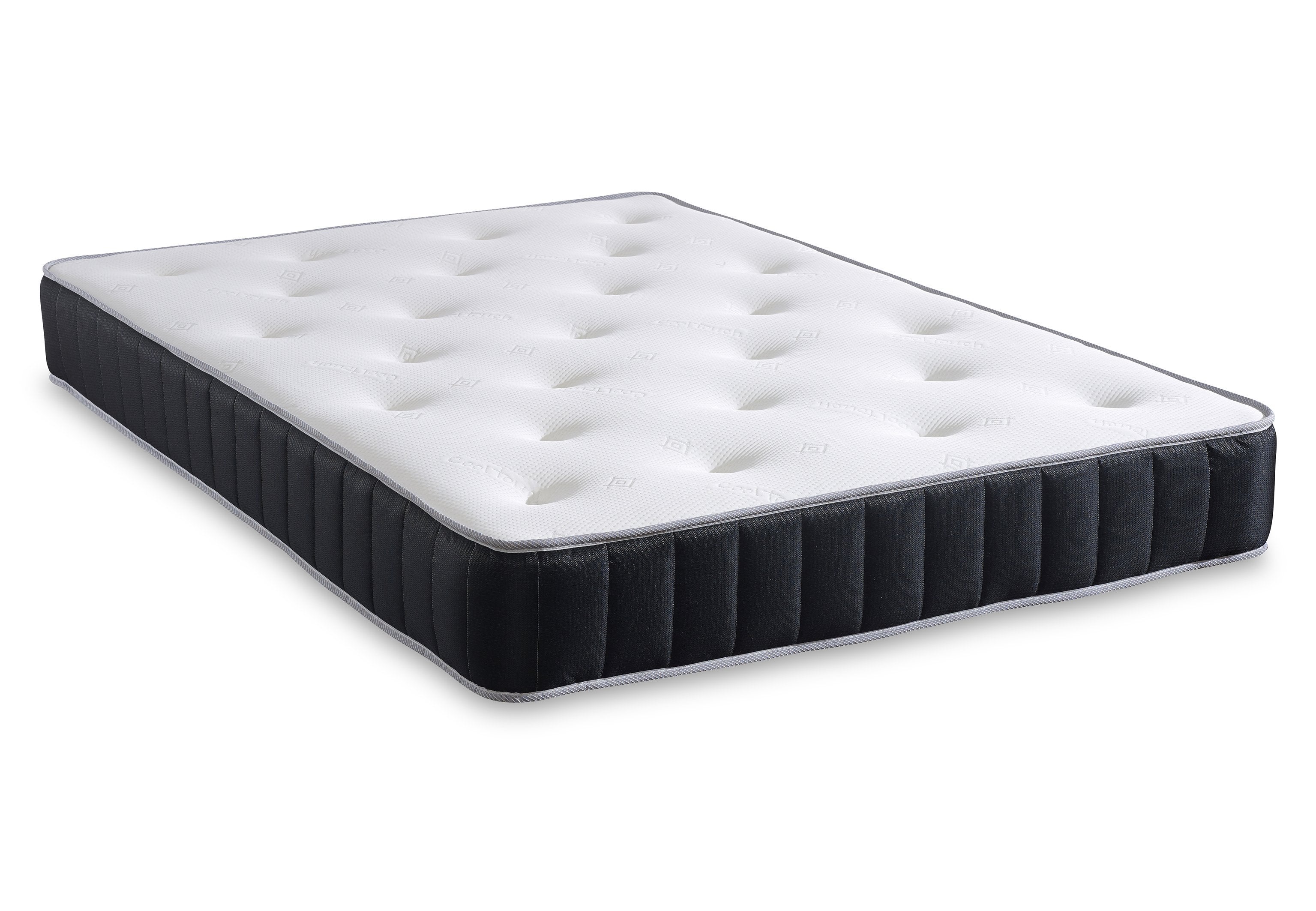 Turin Divan Bed Set with Tall Button Headboard and Footboard
