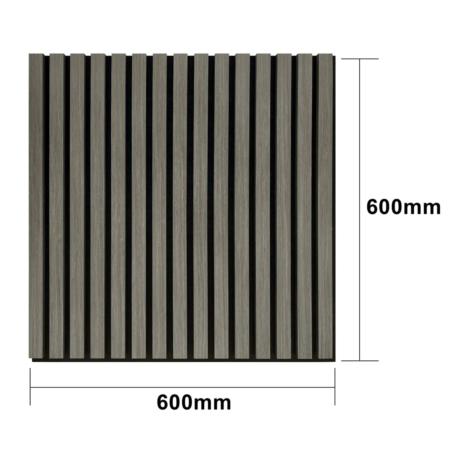 Grey Oak Acoustic Wall Panels Pack of 4